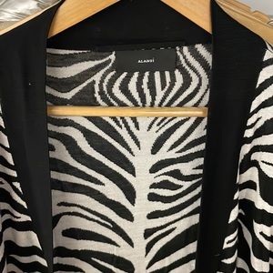 Alanui 100% silk knit cardigan robe